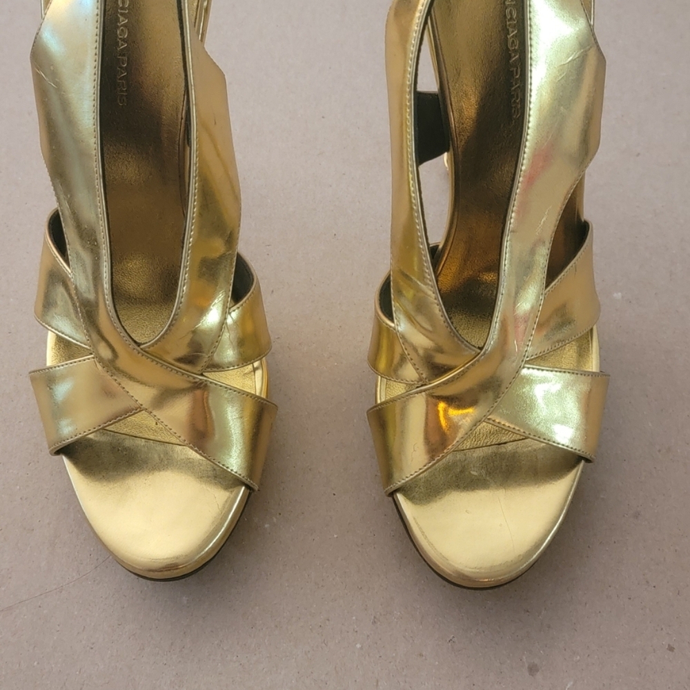 Elegant Gold Women's Heels